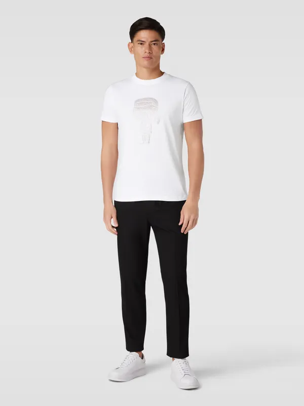Label Details Short-Sleeved T-Shirt