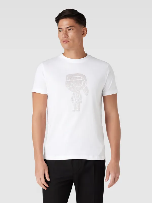 Label Details Short-Sleeved T-Shirt