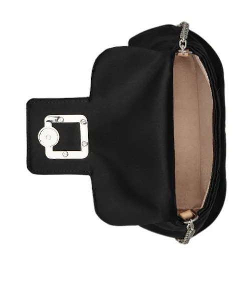 Roger Vivier Embellished Foldover Top Crossbody Bag