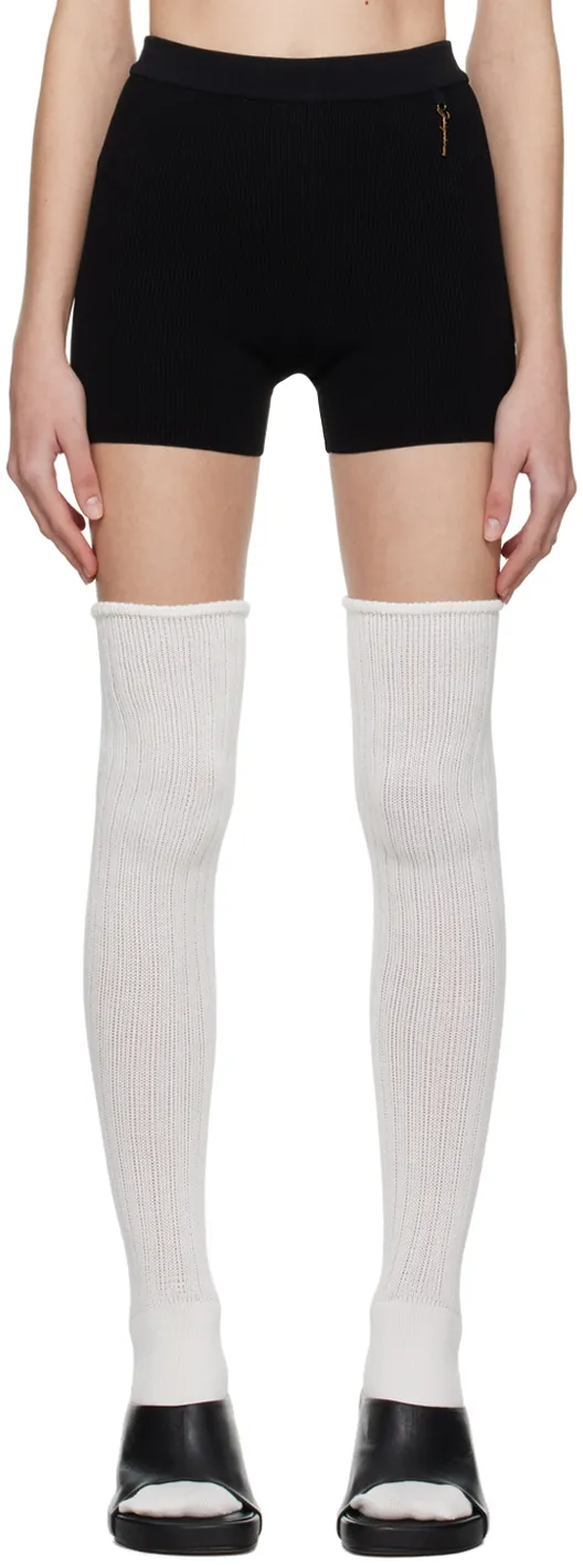Jacquemus Charm Logo Knit Shorts
