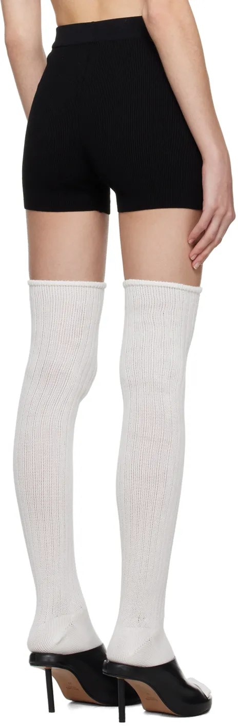 Jacquemus Charm Logo Knit Shorts