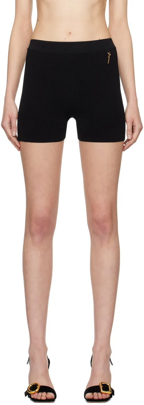 Jacquemus Charm Logo Knit Shorts