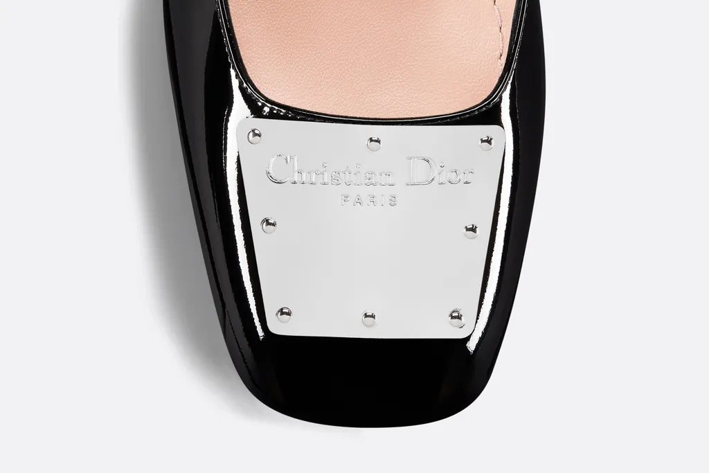 Christian Dior Buckle Detailed Square Toe Pumps