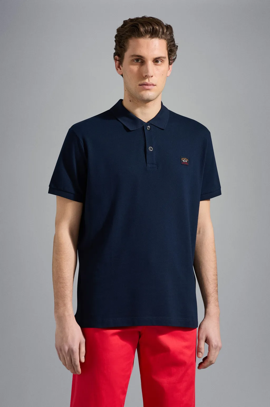Paul & Shark Logo Patch Short-Sleeved Polo Shirt