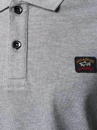 Logo Patch Polo Shirt
