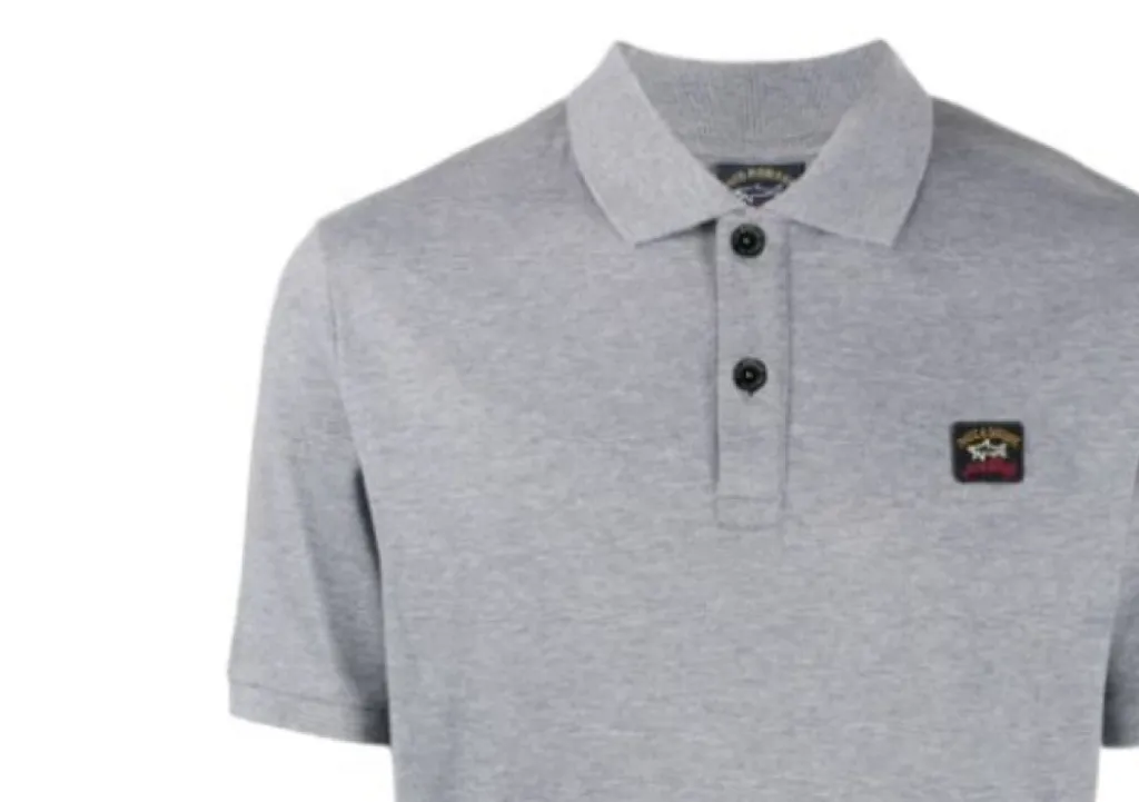 Logo Patch Polo Shirt