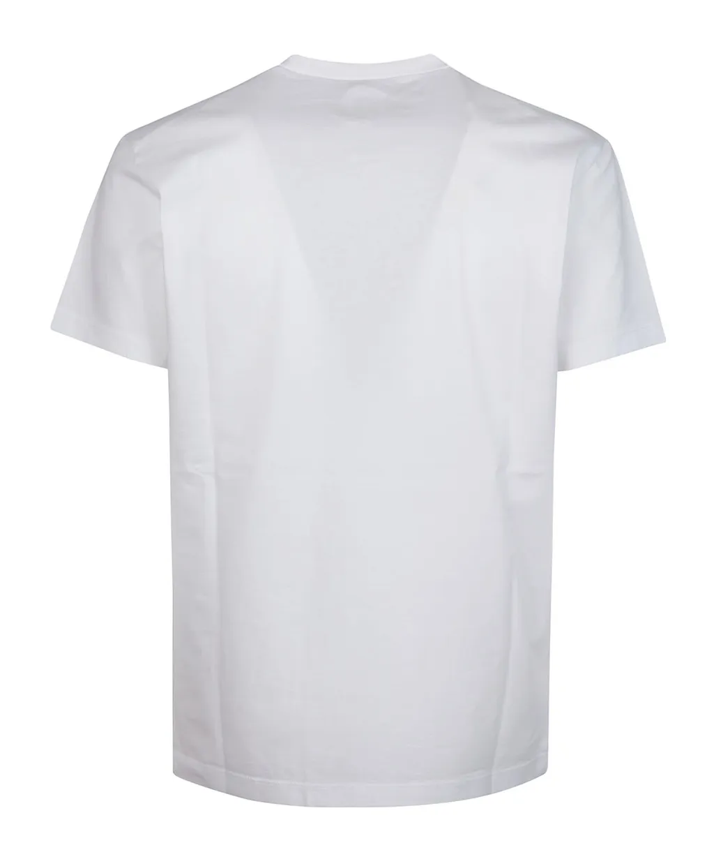 Dsquared2 Ombré-Logo Printed Crewneck T-Shirt