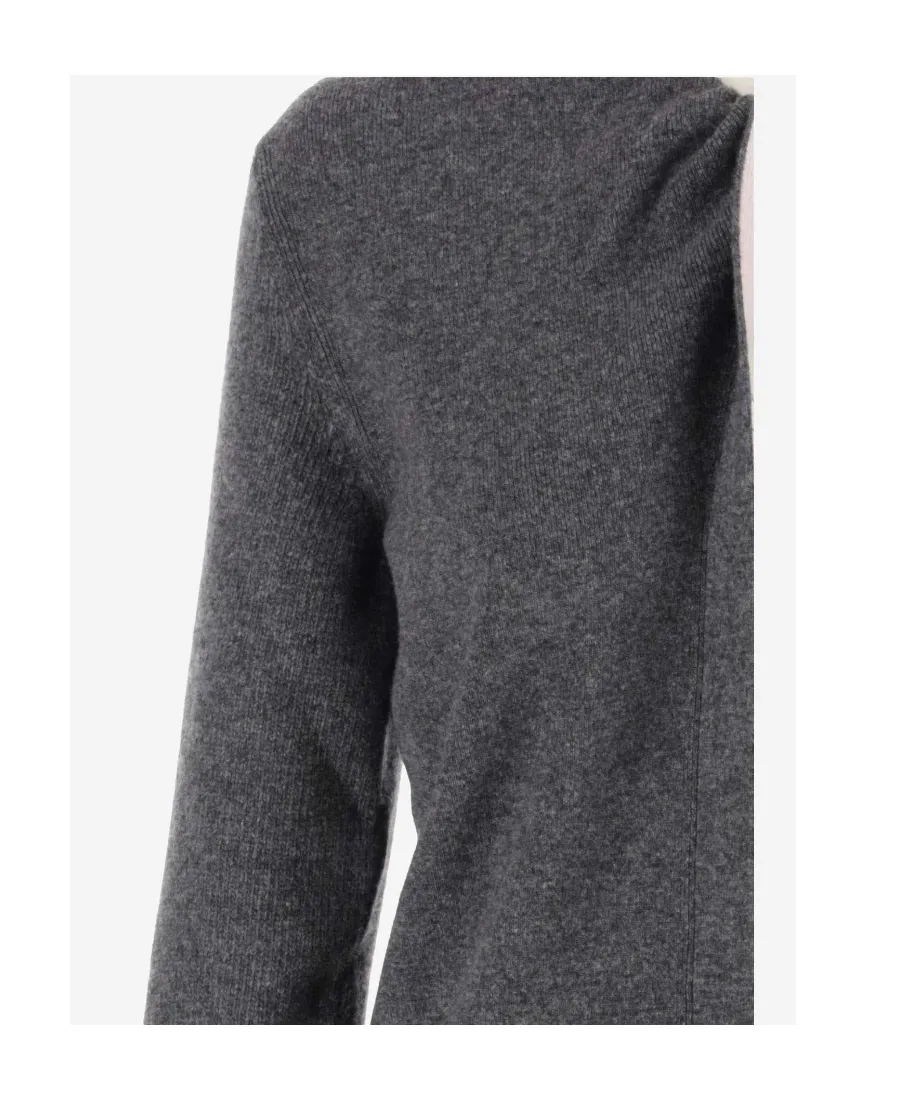 Cashmere Wool Cardigan With Long Sleeves