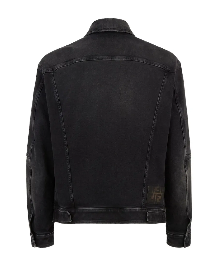 Fendi Straight Cut Denim Jacket