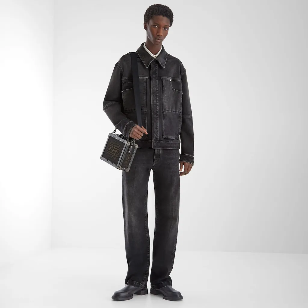 Fendi Straight Cut Denim Jacket