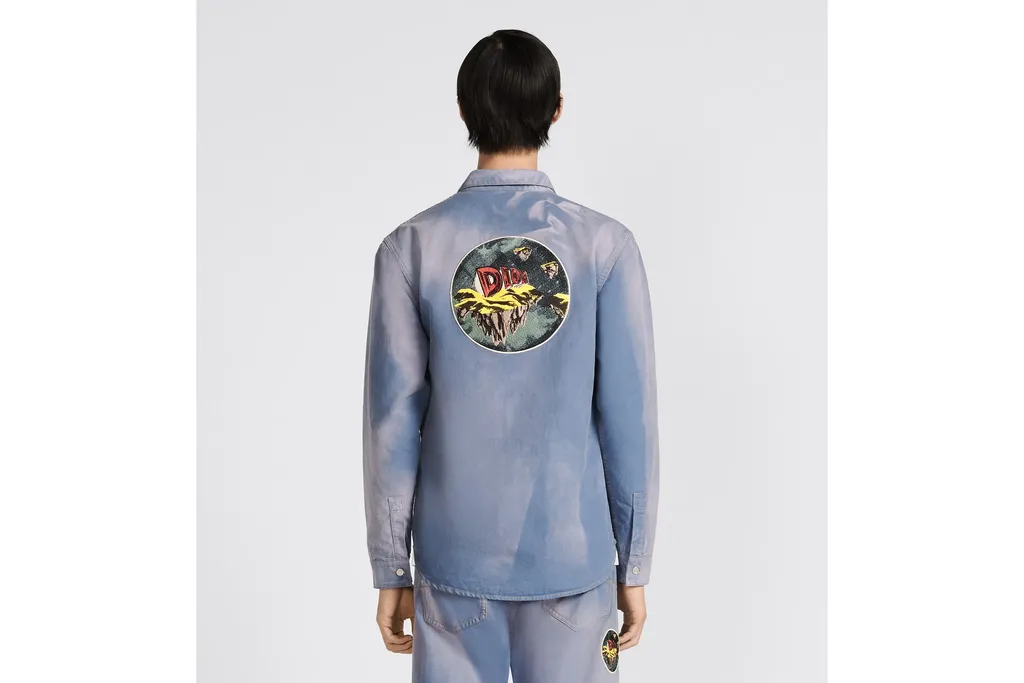 Dior Homme Buttoned Long-Sleeved Denim Shirt