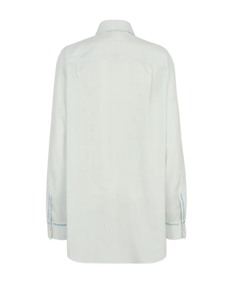 Fendi Long Sleeved Drop Shoulder Shirt