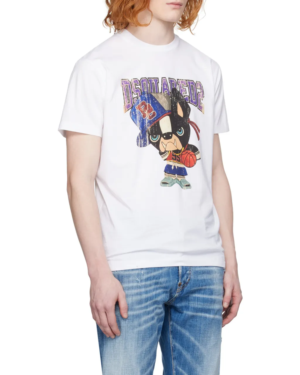 Dsquared2 Graphic Printed Crewneck T-Shirt