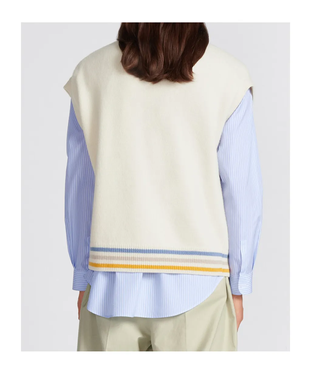 Dior Homme Logo Intarsia V-Neck Jumper