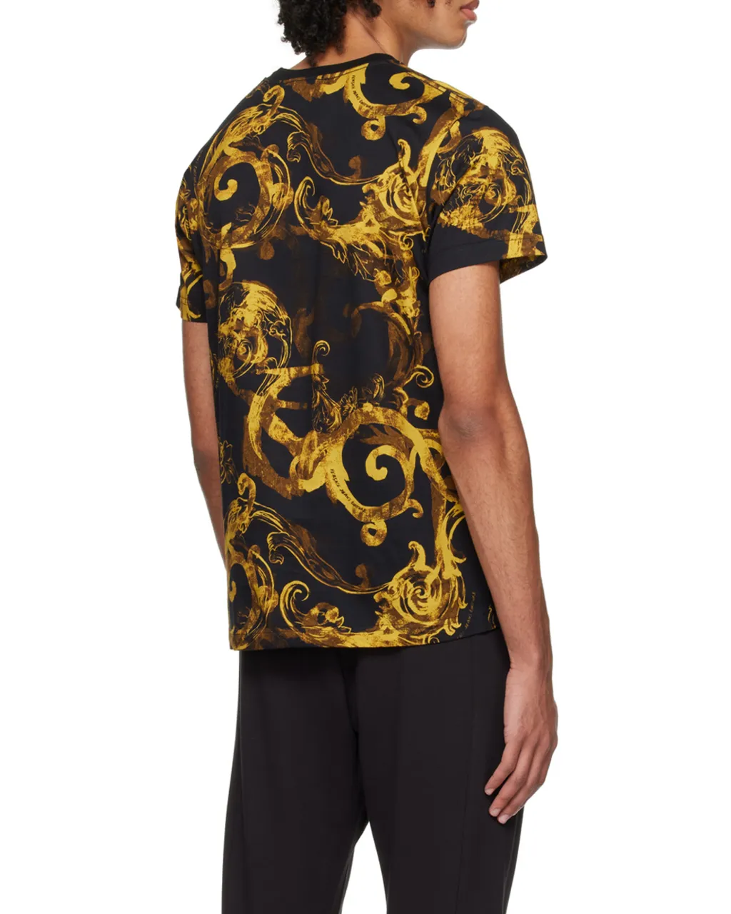 Versace Jeans Couture Baroque Printed Crewneck T-Shirt