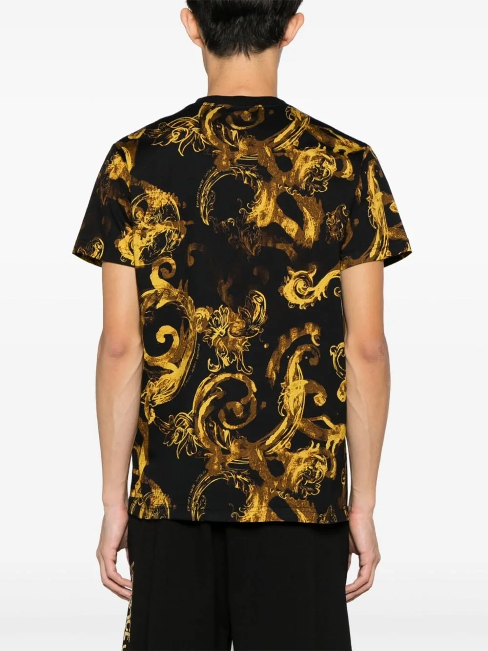 Versace Jeans Couture Baroque Printed Crewneck T-Shirt