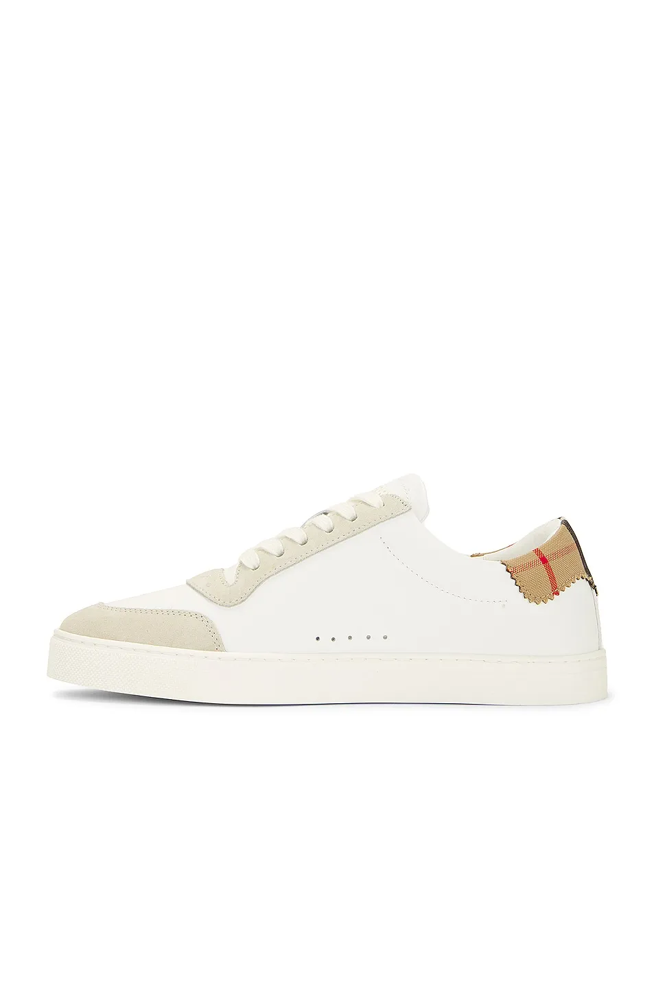 Burberry Round-Toe Lace-Up Sneakers