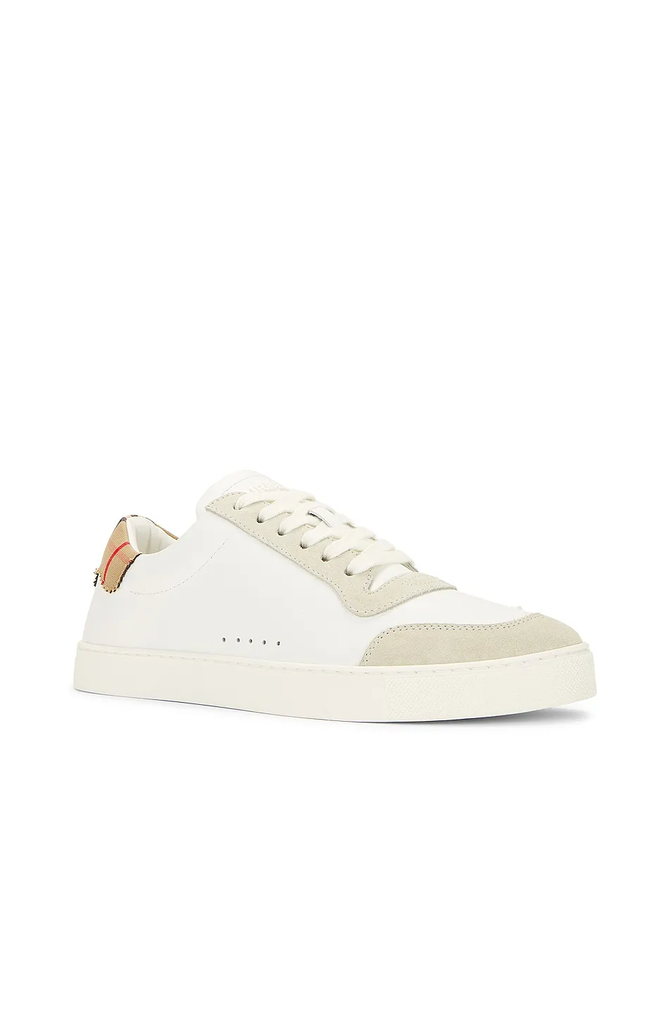 Burberry Round-Toe Lace-Up Sneakers