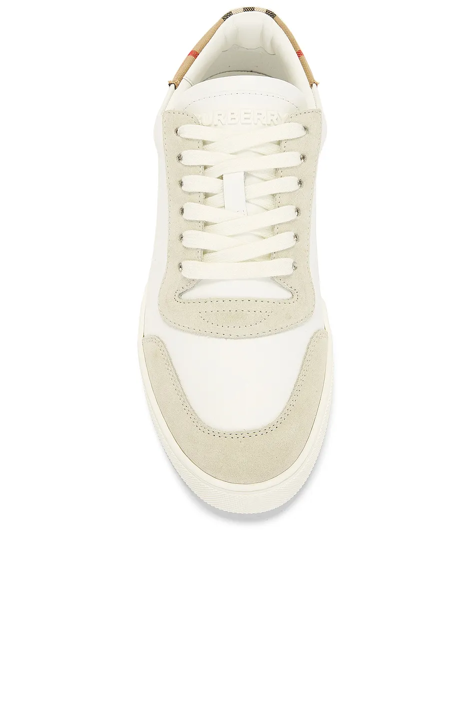 Burberry Round-Toe Lace-Up Sneakers