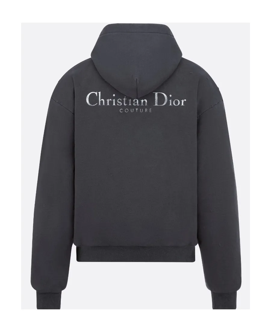Dior Logo Detailed Long-Sleeve Hoodie