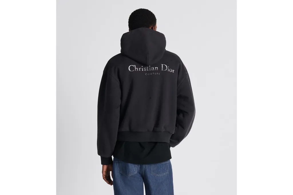 Dior Logo Detailed Long-Sleeve Hoodie