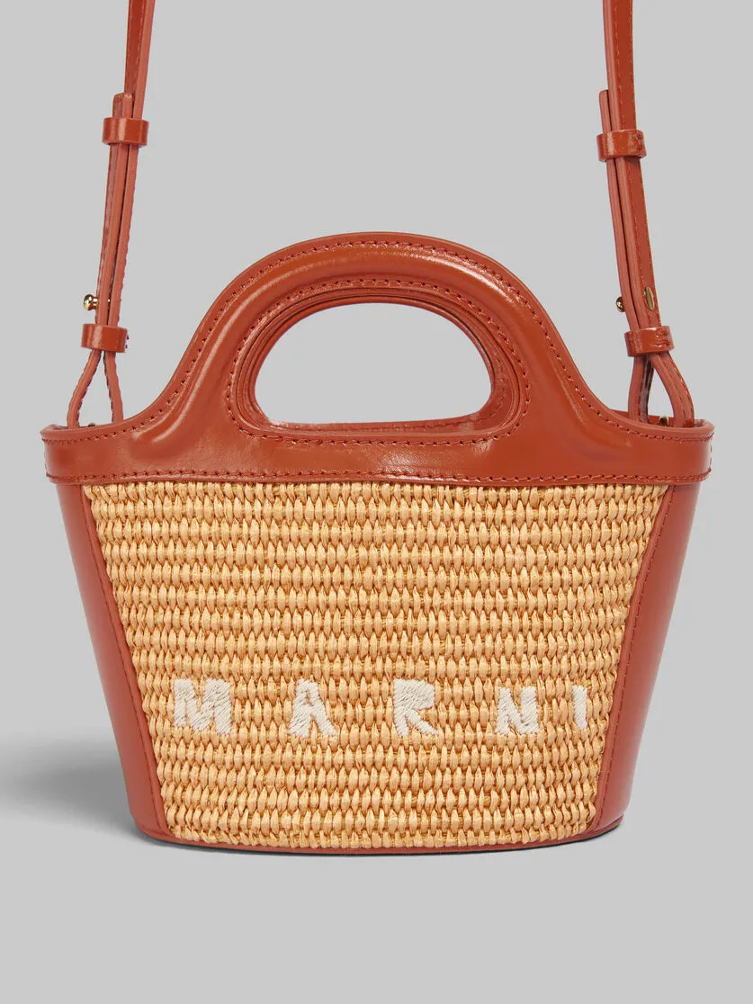 Marni Tropicalia Logo Embroidered Micro Tote Bag