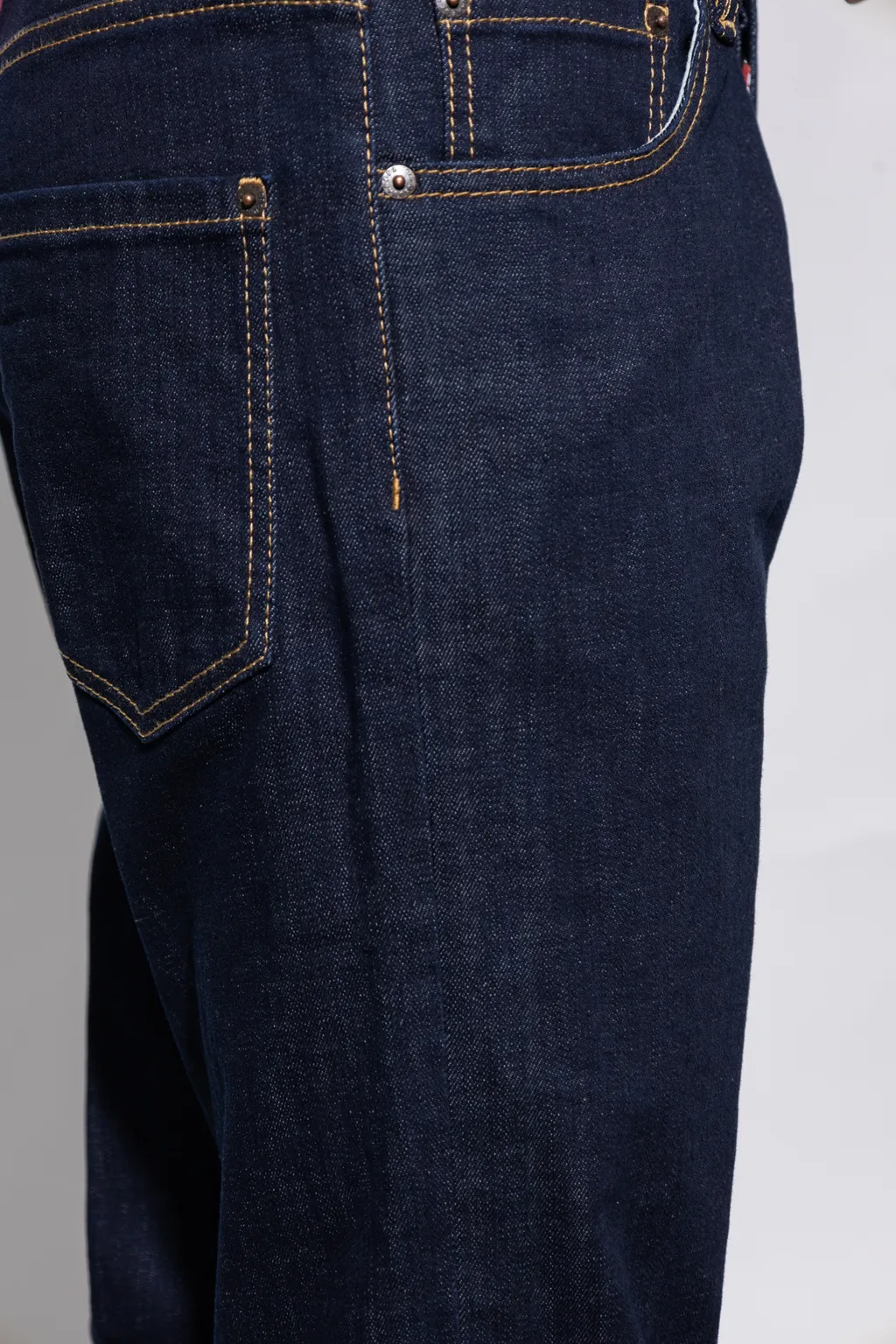 Dsquared2 Logo Patch Straight Leg Jeans