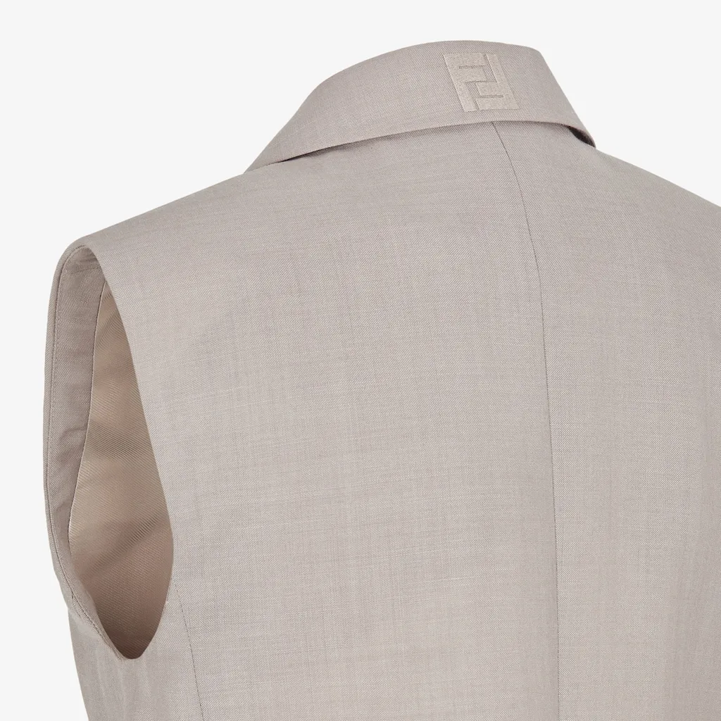 Fendi V-Neck Sleeveless Jacket