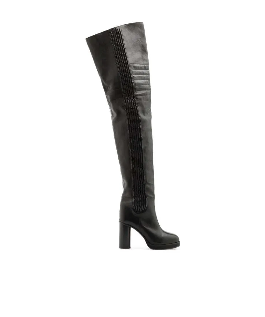 Laelle Leather Over-The-Knee Boots