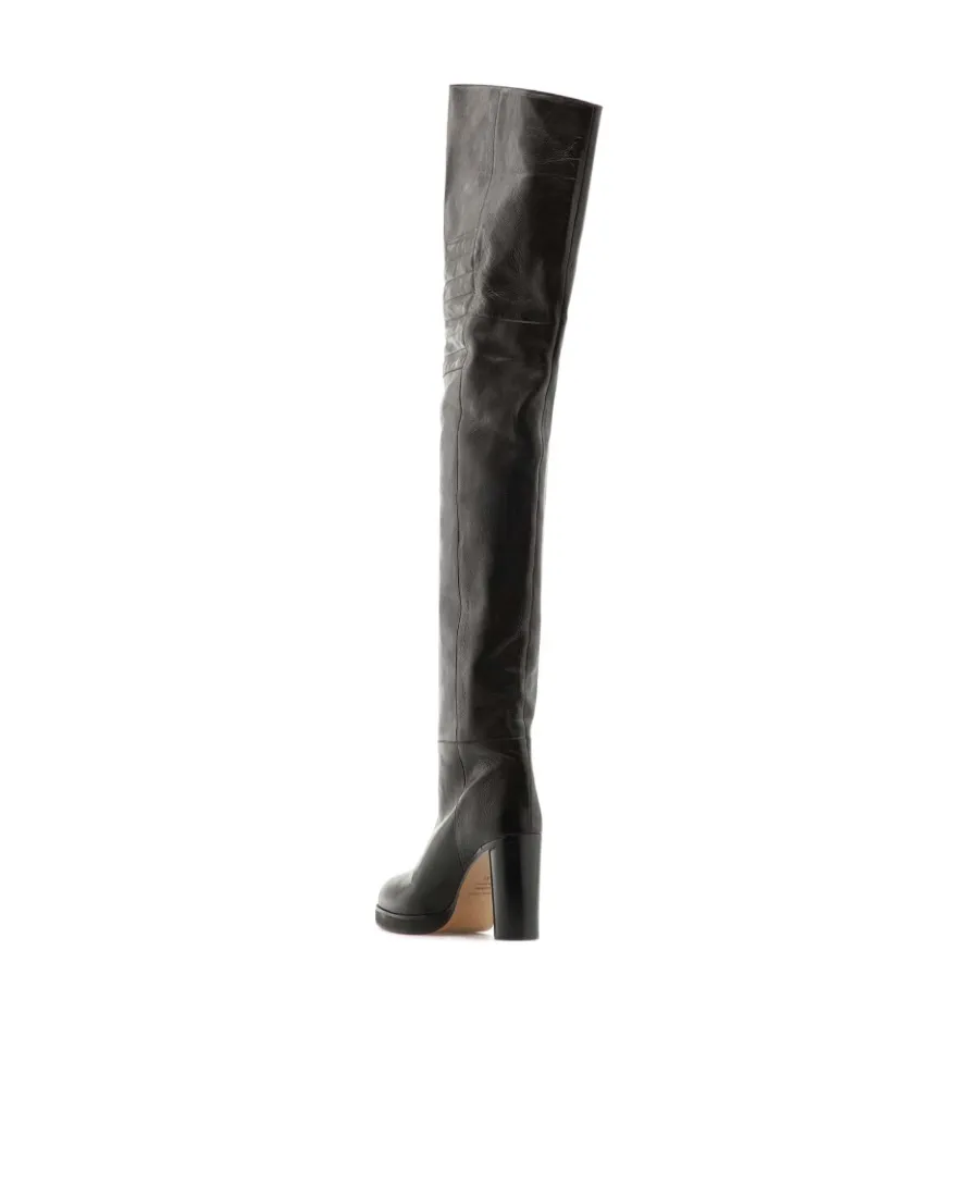 Laelle Leather Over-The-Knee Boots