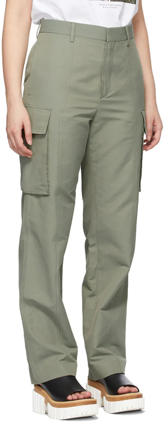 Straight-Leg Cargo Trousers