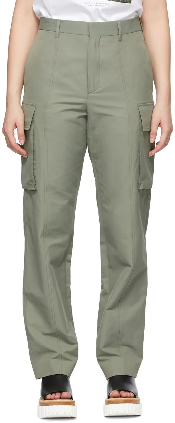 Straight-Leg Cargo Trousers