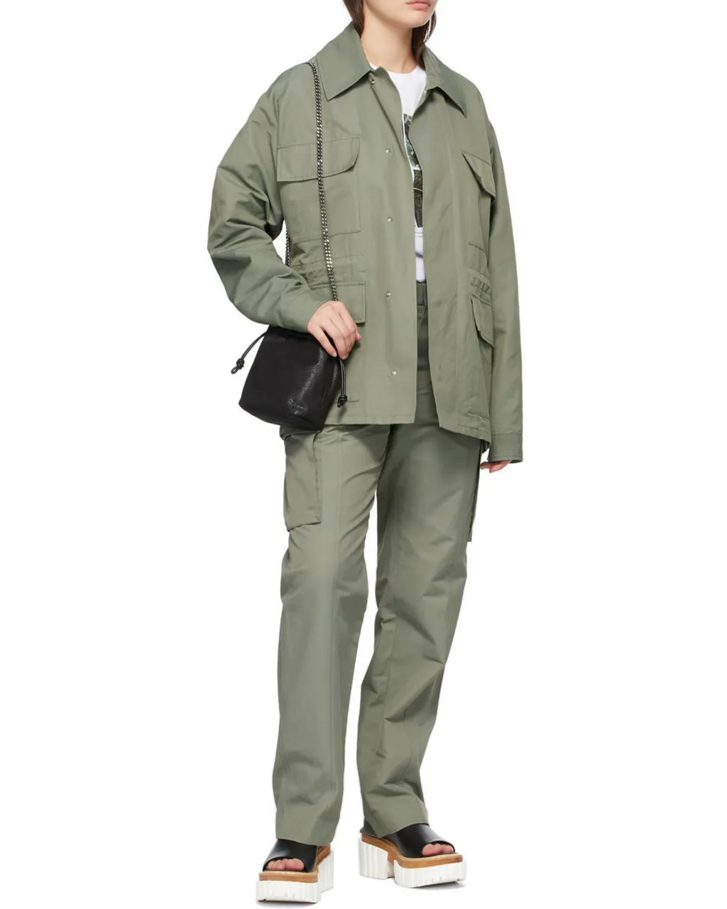 Straight-Leg Cargo Trousers