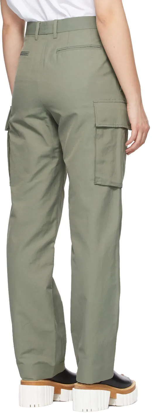 Straight-Leg Cargo Trousers