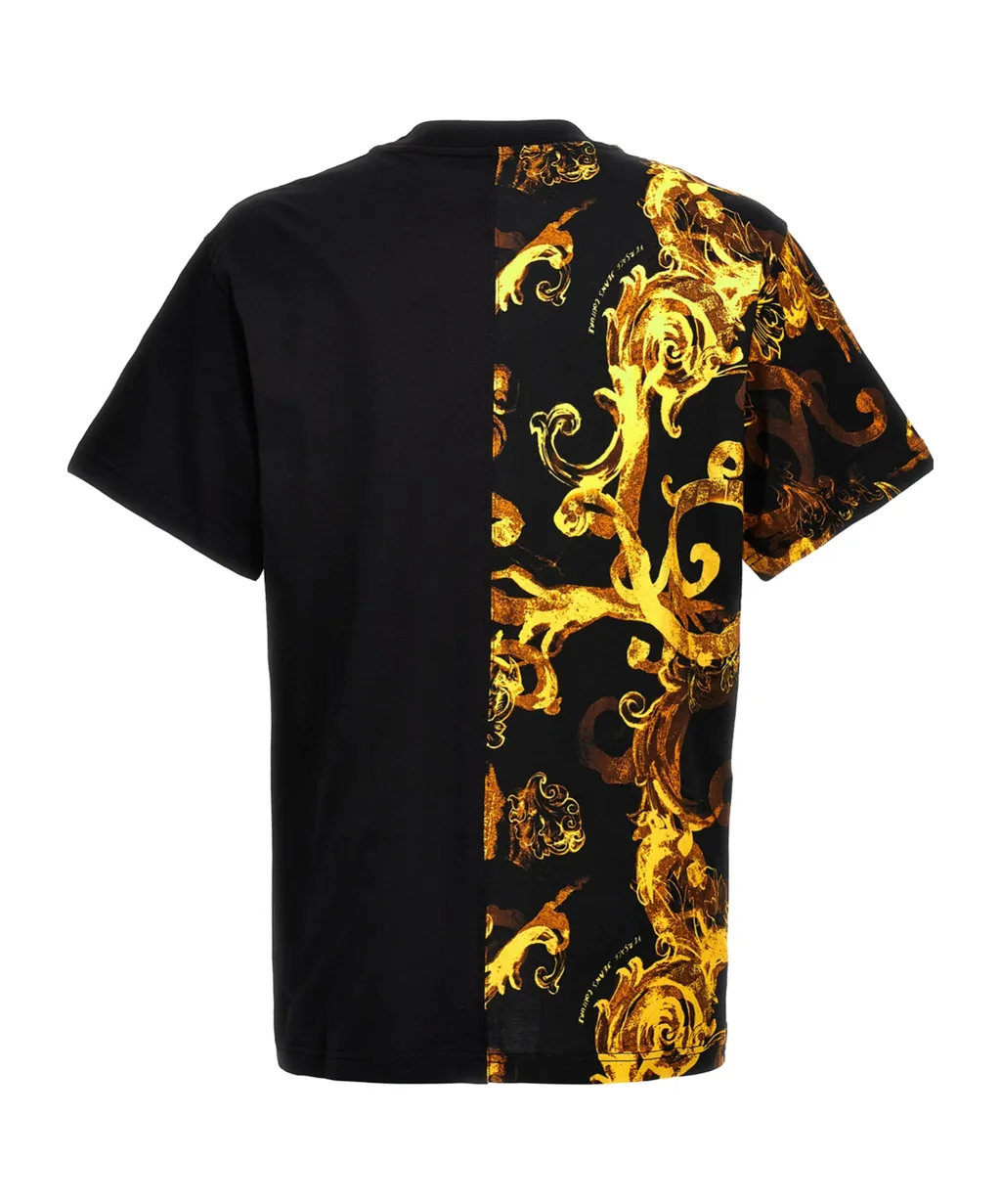 Versace Jeans Couture Baroque Printed Crewneck T-Shirt