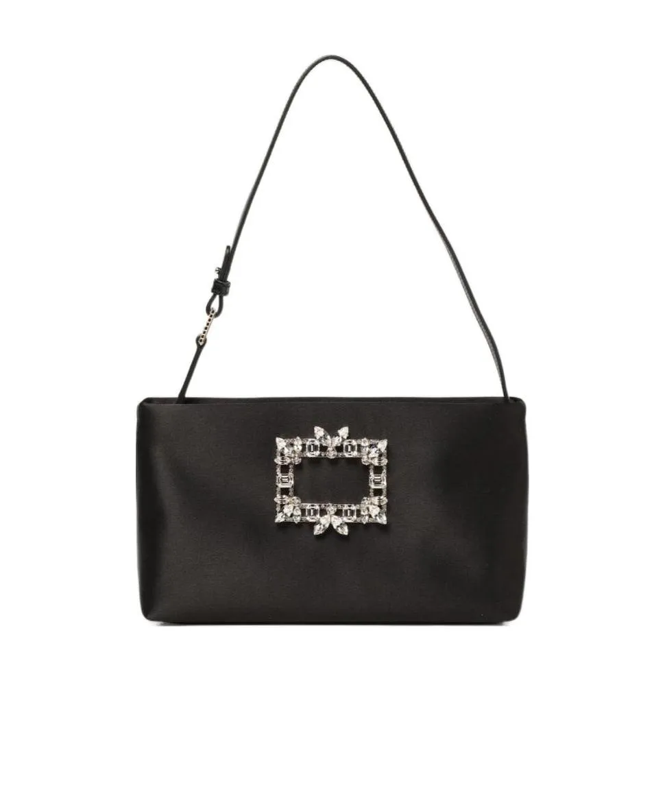 Roger Vivier Rv Nightlily Broche Vivier Buckle Mini Bag