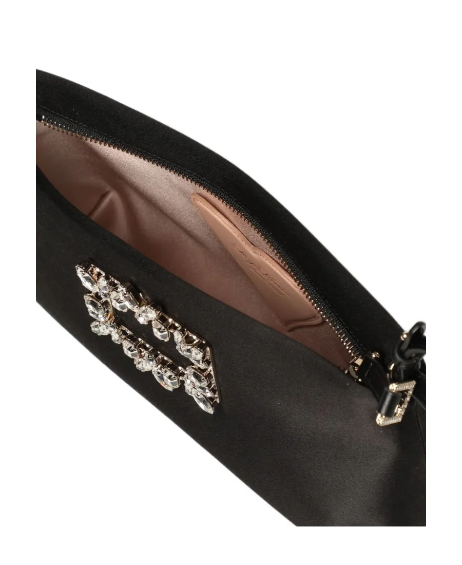Roger Vivier Rv Nightlily Broche Vivier Buckle Mini Bag