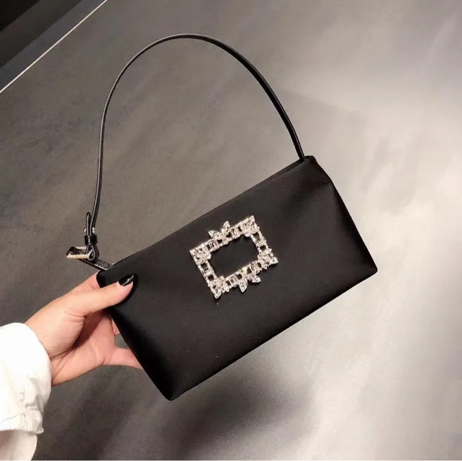 Roger Vivier Rv Nightlily Broche Vivier Buckle Mini Bag