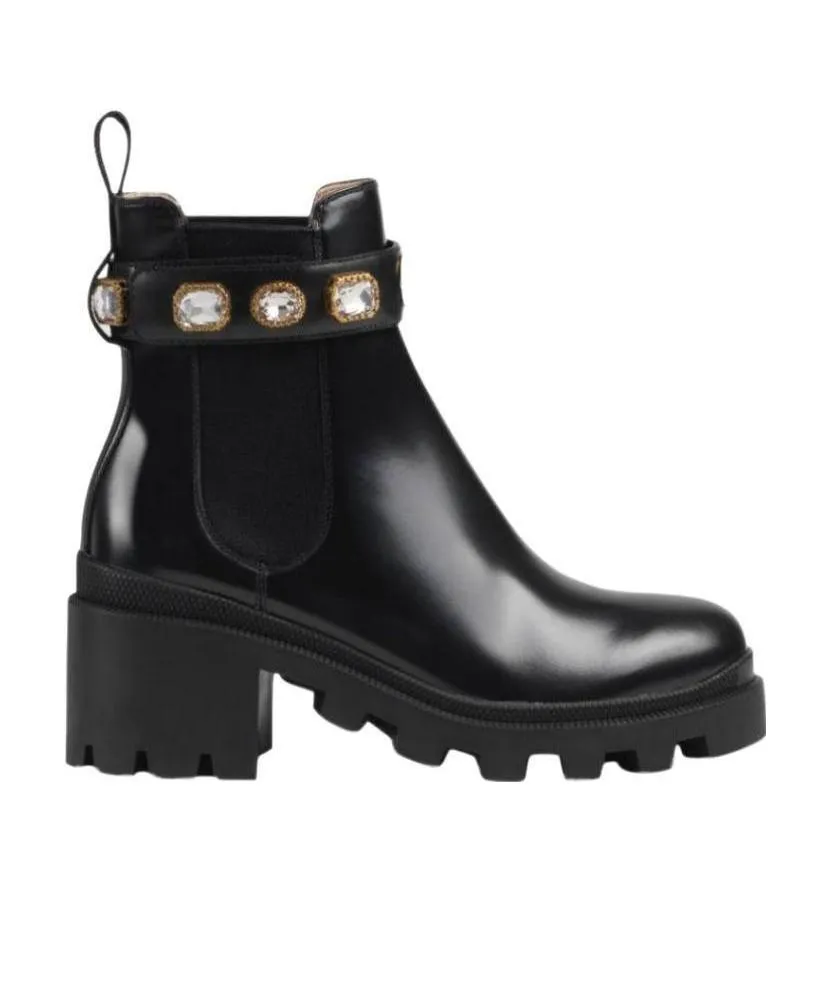 Leather Ankle Boot With Belt