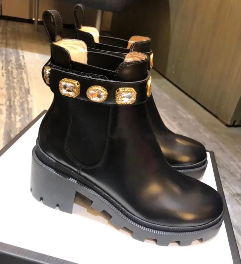 Leather Ankle Boot With Belt
