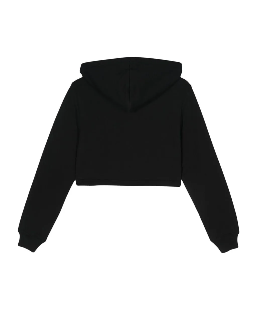 Cotton Cropped Hoodie
