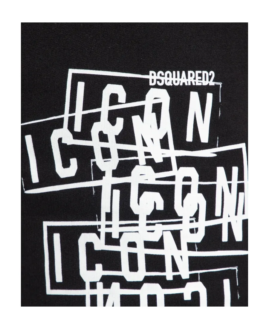 Dsquared2 Icon Printed Elastic Waist Shorts