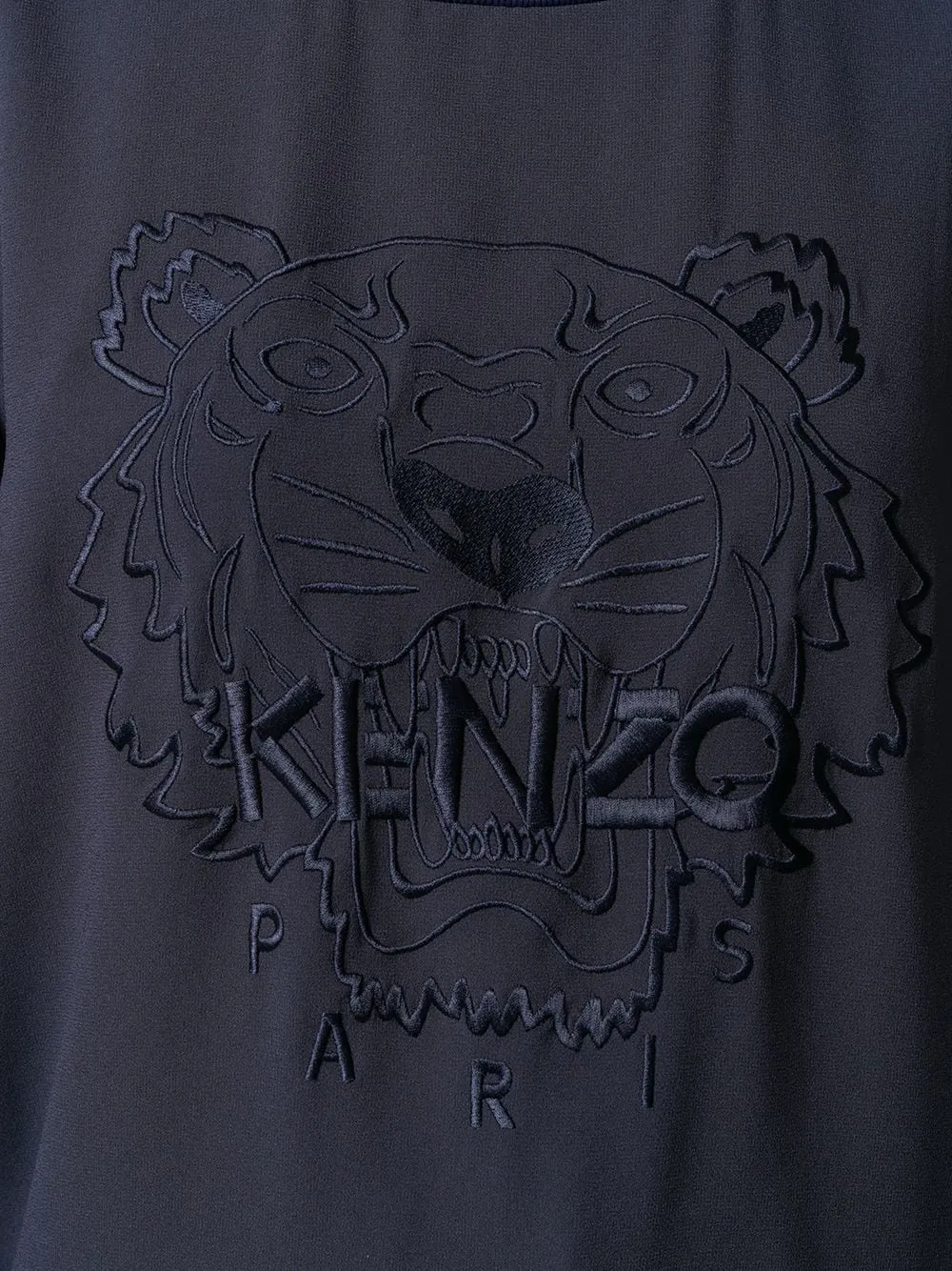 Logo Tiger Head Embroidery Sweater
