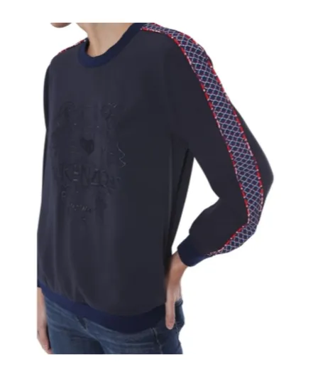 Logo Tiger Head Embroidery Sweater