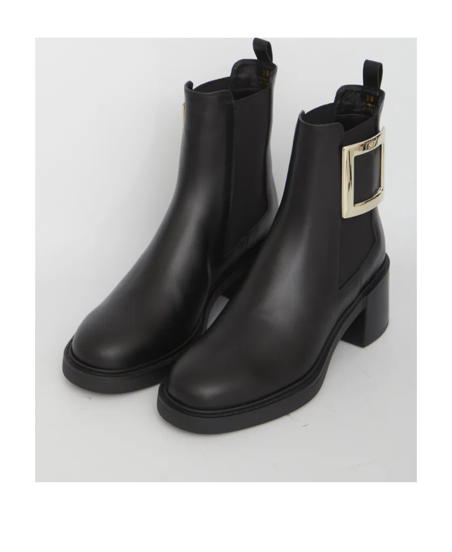 Roger Vivier Block Heel Ankle Boots