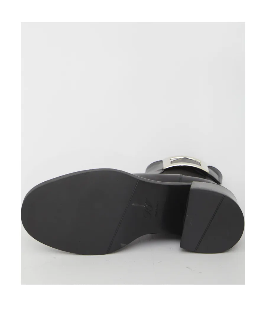 Roger Vivier Block Heel Ankle Boots
