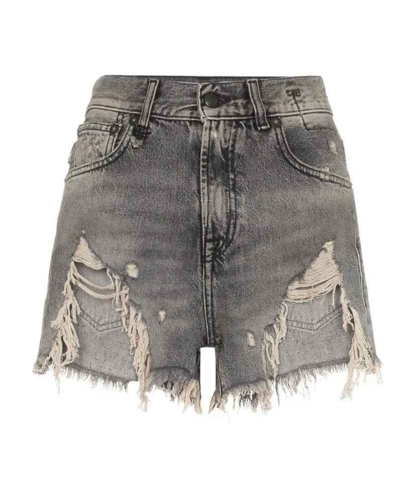 Imitation Old Denim Shorts