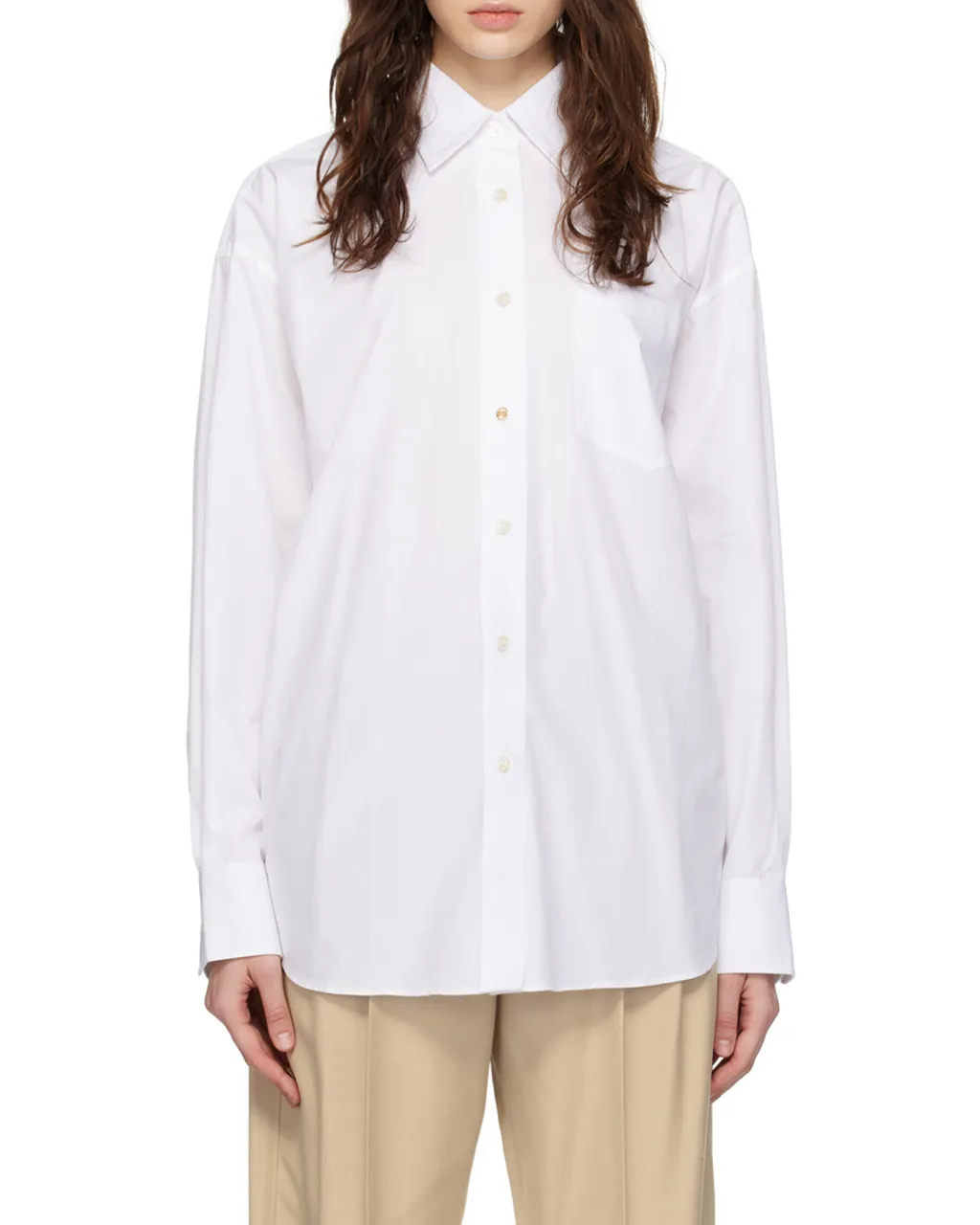 Stella Mccartney Collared Long-Sleeve Shirt