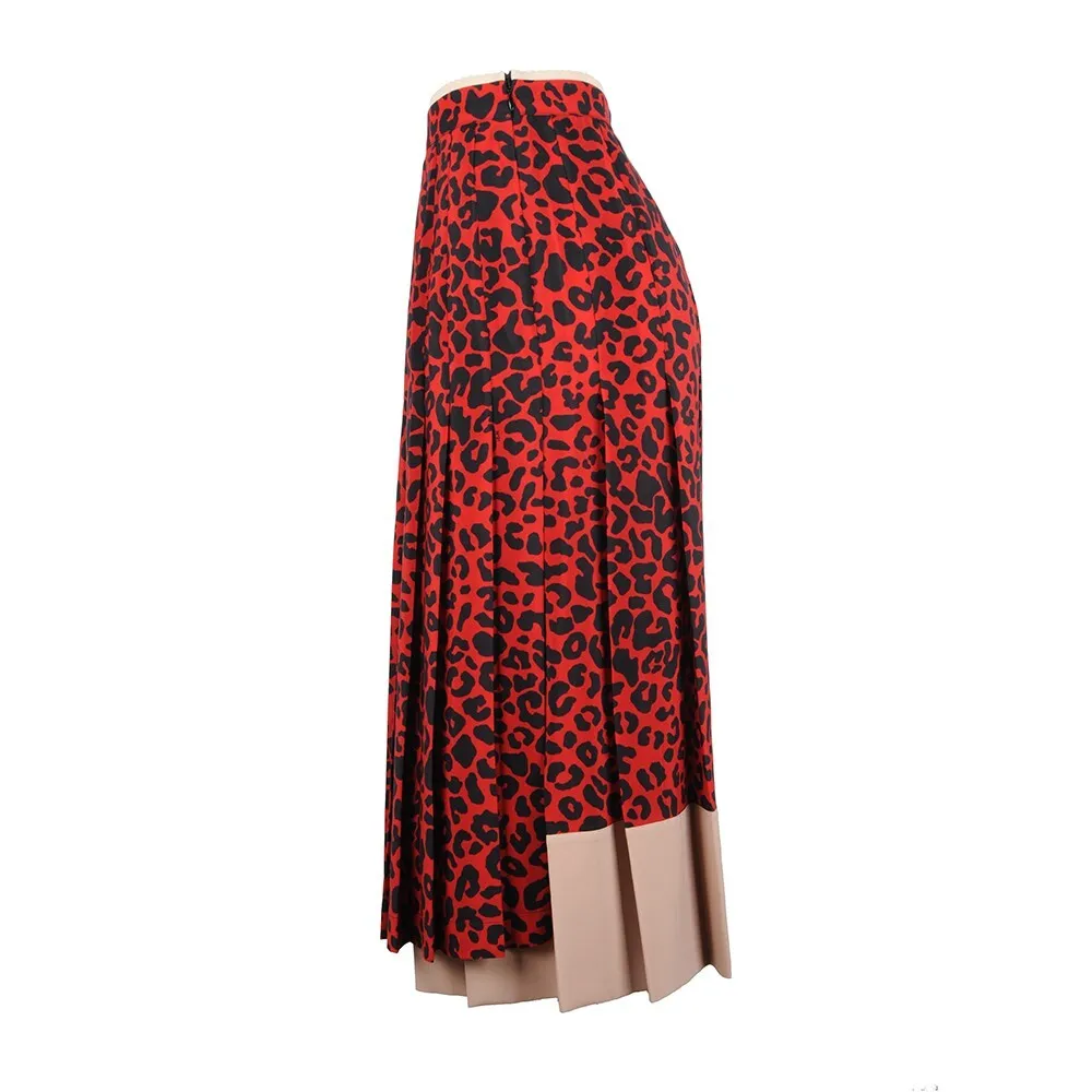 Leopard Print Skirt