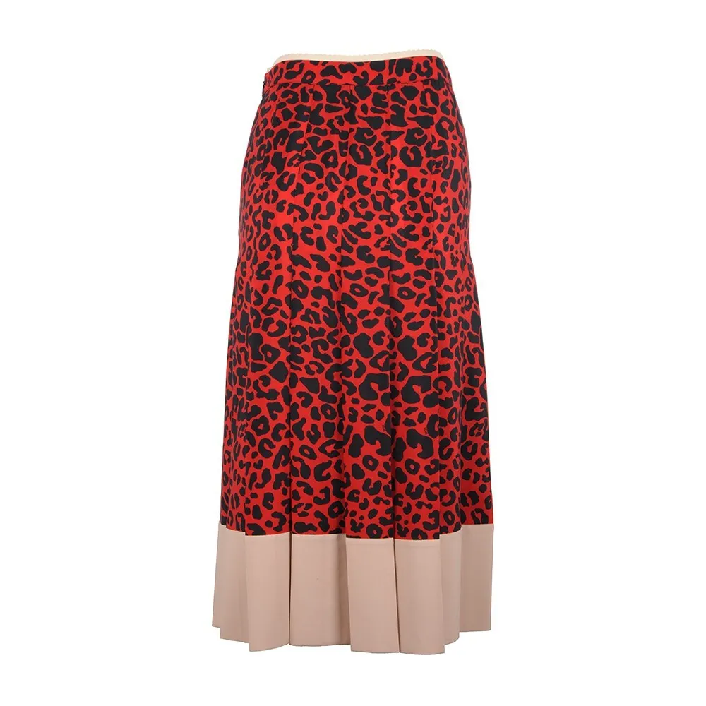 Leopard Print Skirt